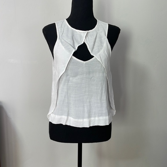 Free People Tops - Free People sleeveless top, white, XS